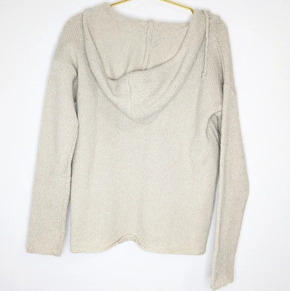 NWT Lovestitch Small Cream Cozy Hooded Pullover Sweater - Picture 7 of 10
